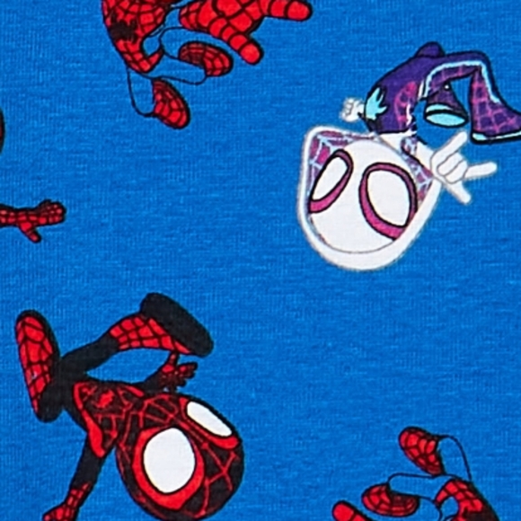 NWT 2pc Spiderman short-sleeved pajamas - Picture 3 of 8